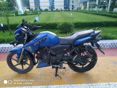 TVS Apache RTR 150 Matt Blue